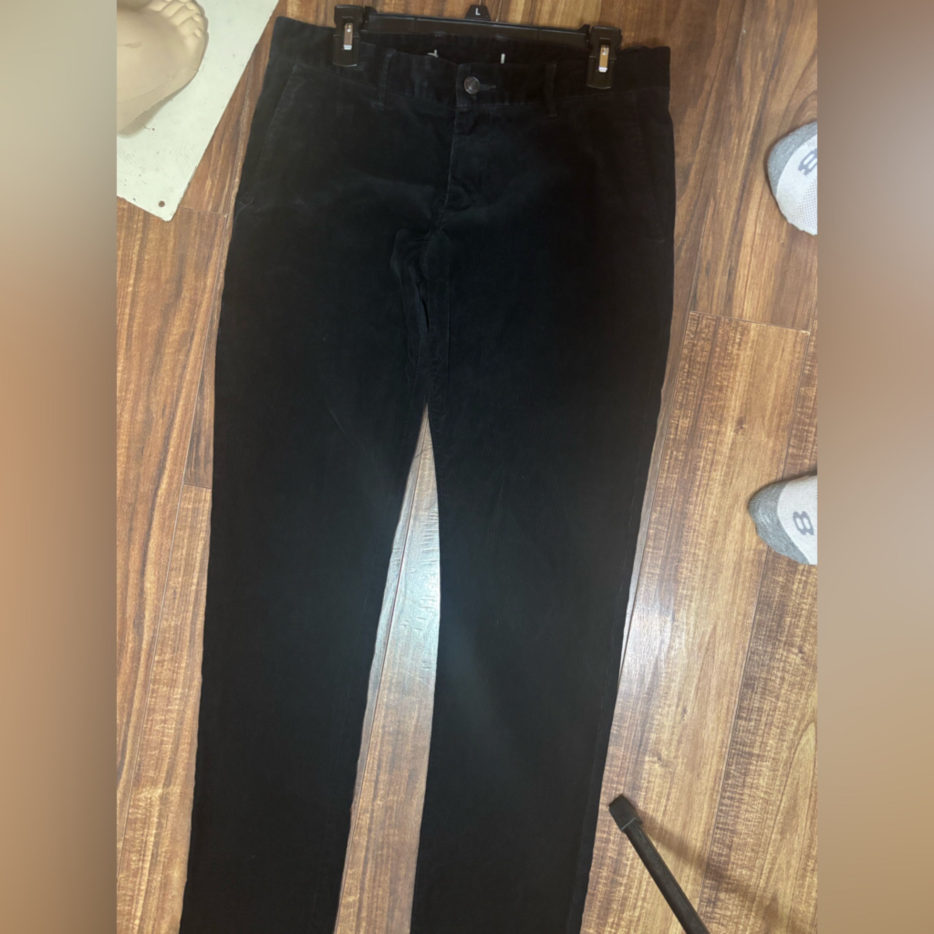 Vince 17” Waist Black Woman Corduroys Luxury Academia Western Rodeo Cowgirl